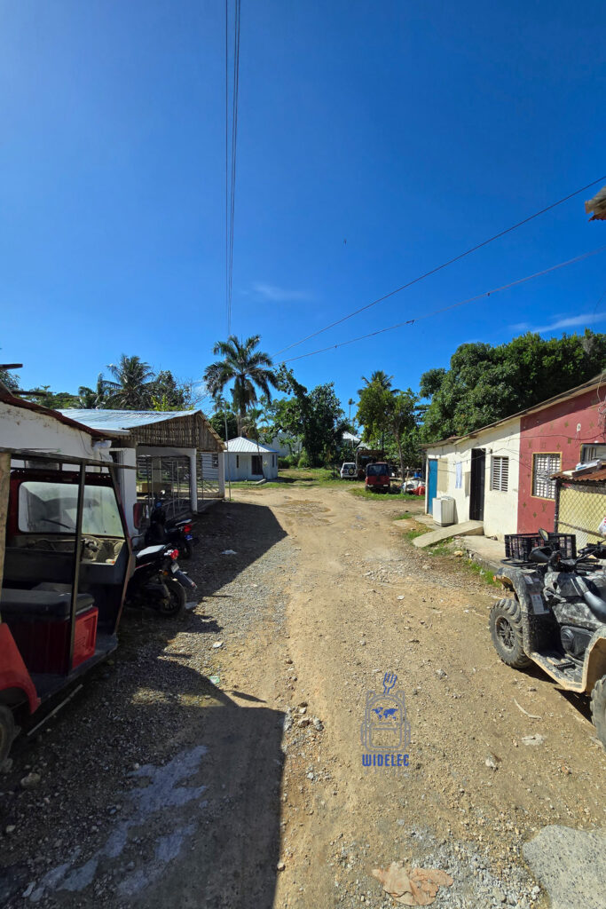 Prosta, wiejska droga na Karaibach z widocznymi pojazdami terenowymi i motocyklami, co podkreśla lokalny styl życia. Otoczenie z niedużymi, skromnymi domami i bujną roślinnością w tle. Idealne tło do opisywania codziennego życia na Karaibach, podkreślające autentyczność i bliskość natury
#widelecwpleacaku
dominikana - z wschodu na zachód - z południa na północ