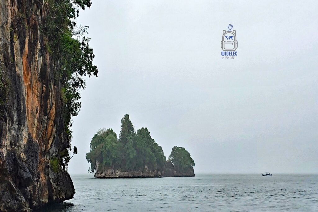 Mglista sceneria w parku narodowym Los Haitises na Dominikanie, przedstawiająca majestatyczne, zalesione wyspy wyrastające z wód. Skaliste wybrzeża stanowią kontrast dla bujnej roślinności, podkreślając dziką i tajemniczą atmosferę tego odległego zakątka. To idealne miejsce dla podróżników szukających spokoju i niezakłóconego kontaktu z naturą
#widelecwpleacaku
#dominikana - z wschodu na zachód - z południa na północ